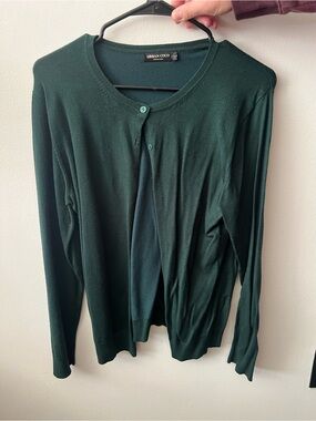 Urban Coco Dark Green Cardigan